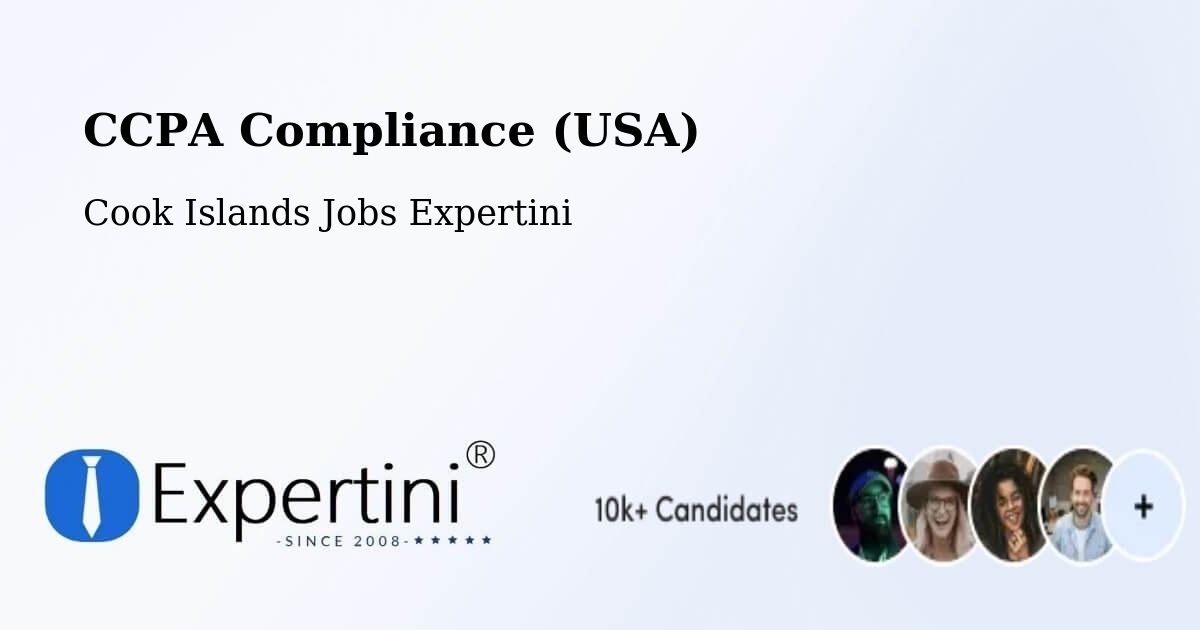 CCPA Privacy Rights & Compliance Notice – Cook Islands - Cook Islands Jobs Expertini