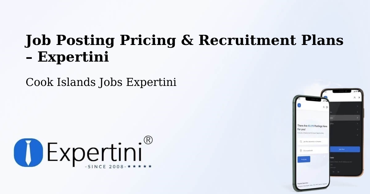 Job Posting Pricing & Recruitment Plans – Cook Islands - Cook Islands Jobs Expertini